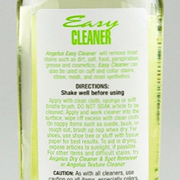 EASY CLEANER Liquid clean sHaMpOO suede nubuck leather fabric shoes boot ANGELUS - Picture 4 of 7